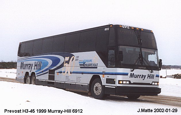 BUS/AUTOBUS: Prevost H3-45 1999 Murray Hill