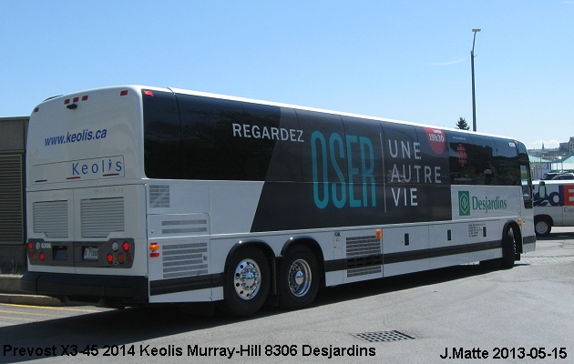 BUS/AUTOBUS: Prevost X3-45 2014 Keolis-Murray Hill