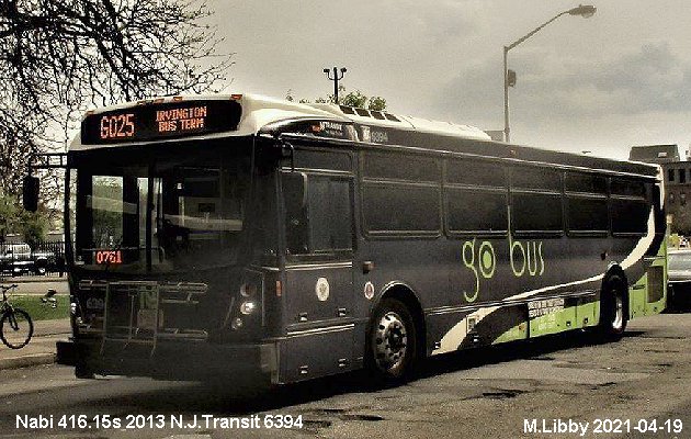 BUS/AUTOBUS: Orion 416-15s 2013 N.J.Transit