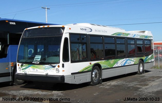 BUS/AUTOBUS: Novabus LFS40102 2008 Novabus