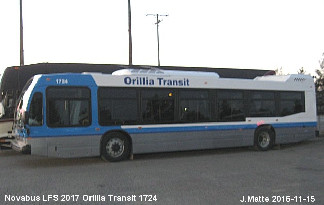 BUS/AUTOBUS: Novabus HEV 2017 Orillia