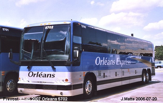 BUS/AUTOBUS: Prevost X3-45 2007 Orleans