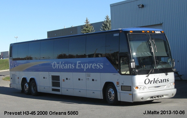 BUS/AUTOBUS: Prevost H3-45 2008 Orleans
