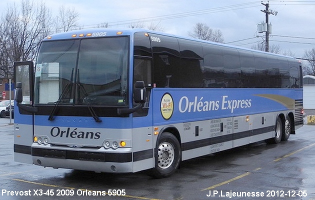 BUS/AUTOBUS: Prevost X3-45 2009 Orleans