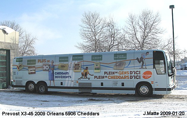 BUS/AUTOBUS: Prevost X3-45 2009 Orleans
