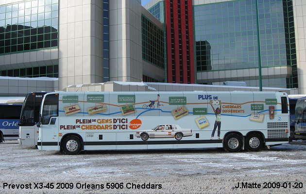 BUS/AUTOBUS: Prevost X3-45 2009 Orleans