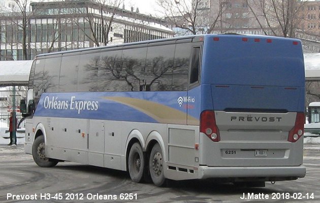 BUS/AUTOBUS: Prevost H3-45 2012 Orleans