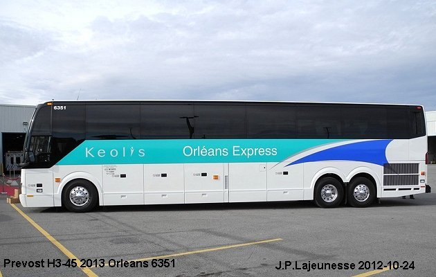 BUS/AUTOBUS: Prevost H3-45 2013 Orleans