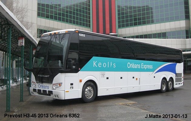 BUS/AUTOBUS: Prevost H3-45 2013 Orleans