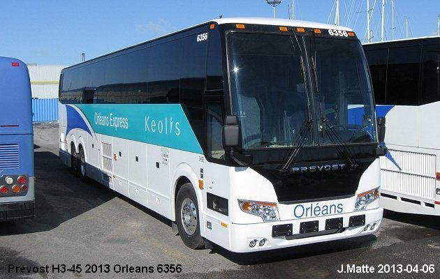 BUS/AUTOBUS: Prevost H3-45 2013 Orleans