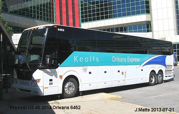 BUS/AUTOBUS: Prevost H3-45 2014 Orleans