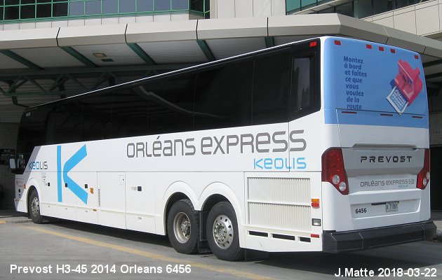 BUS/AUTOBUS: Prevost H3-45 2014 Orleans