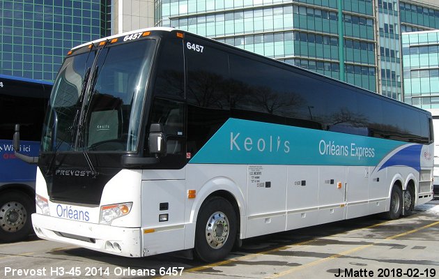 BUS/AUTOBUS: Prevost H3-45 2014 Orleans