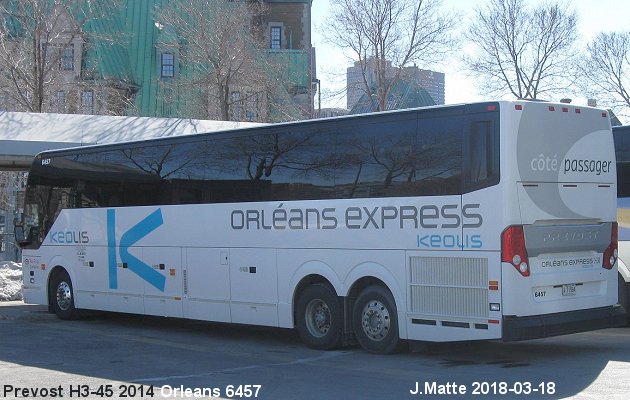 BUS/AUTOBUS: Prevost H3-45 2014 Orleans