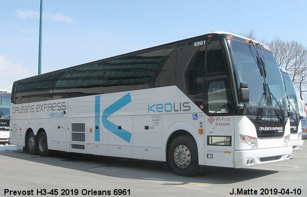 BUS/AUTOBUS: Prevost H3-45 2019 Orleans