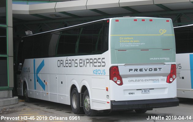 BUS/AUTOBUS: Prevost H3-45 2019 Orleans