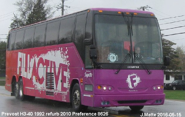 BUS/AUTOBUS: Prevost H3-40 1992 Preference