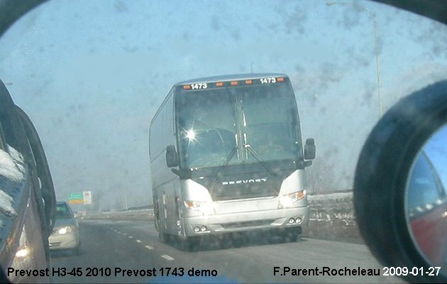 BUS/AUTOBUS: Prevost H3-45 2010 Prevost