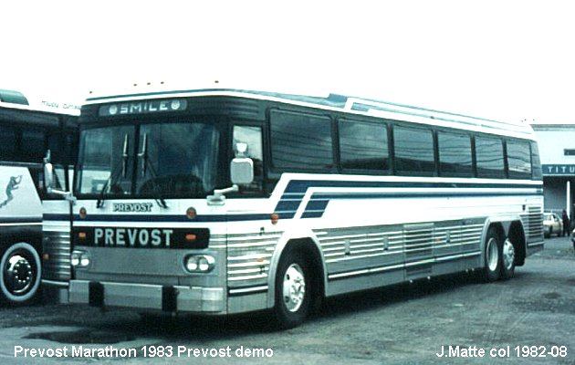 BUS/AUTOBUS: Prevost Marathon 1983 Prevost