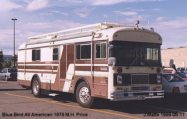 BUS/AUTOBUS: Blue Bird All American 1978 Prive