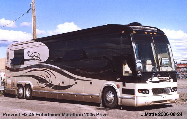 BUS/AUTOBUS: Prevost H3-45 2005 Prive