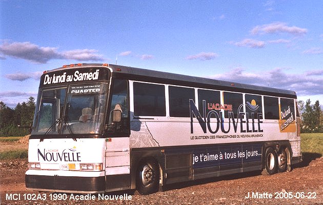 BUS/AUTOBUS: MCI 102A3 1990 Prive
