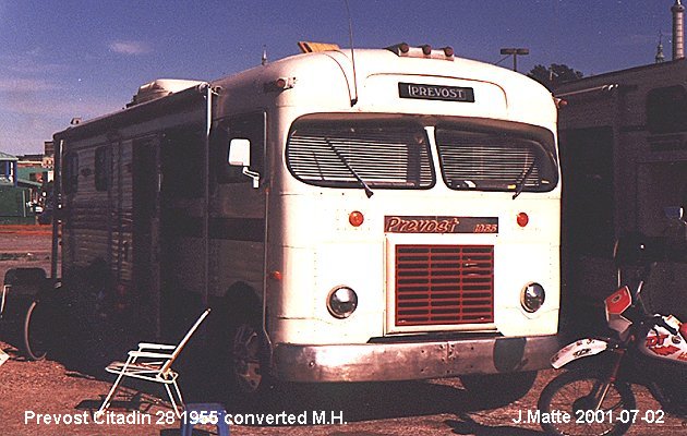 BUS/AUTOBUS: Prevost IC 30 1955 Prive