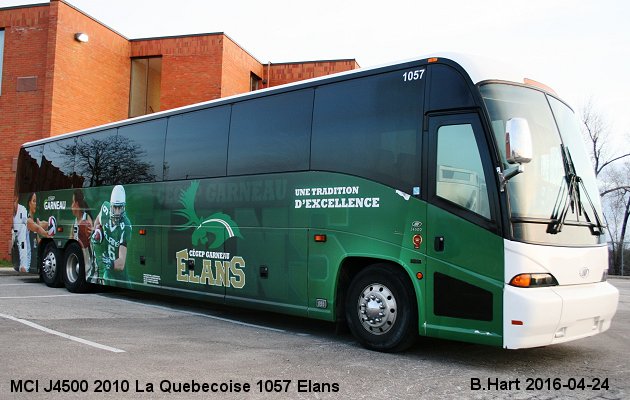 BUS/AUTOBUS: MCI J4500 2010 Quebecoise