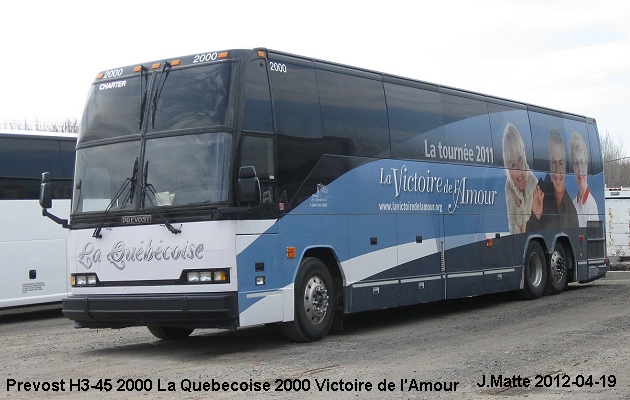 BUS/AUTOBUS: Prevost H3-45 2000 Quebecoise