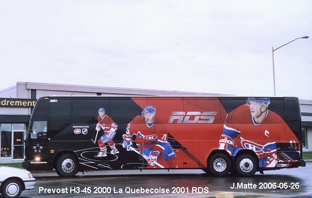 BUS/AUTOBUS: Prevost H3-45 2000 Quebecoise