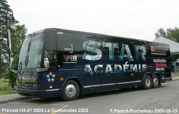 BUS/AUTOBUS: Prevost H3-41 2003 Quebecoise
