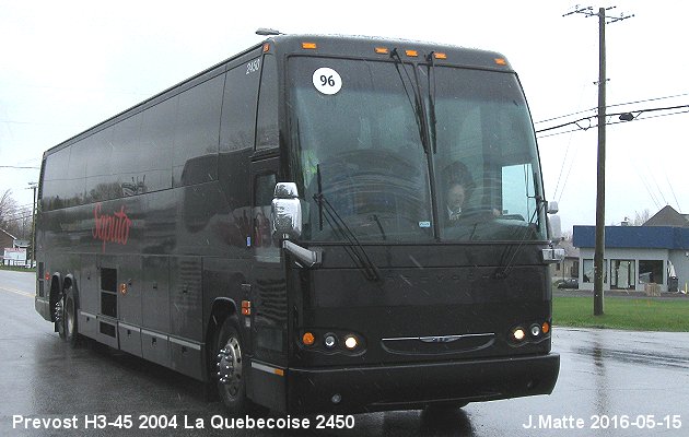 BUS/AUTOBUS: Prevost H3-45 2004 Quebecoise