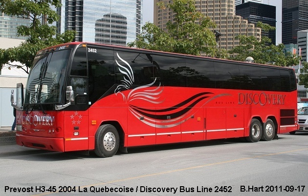 BUS/AUTOBUS: Prevost H3-45 2004 Quebecoise