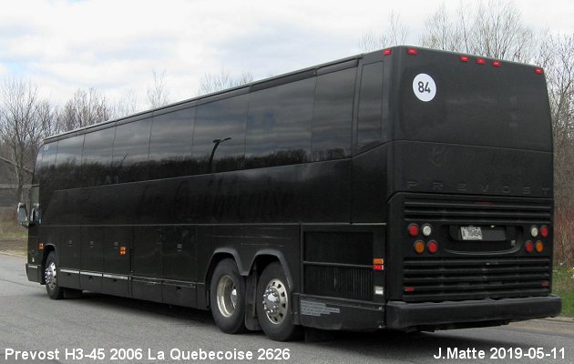 BUS/AUTOBUS: Prevost H3-45 2006 Quebecoise