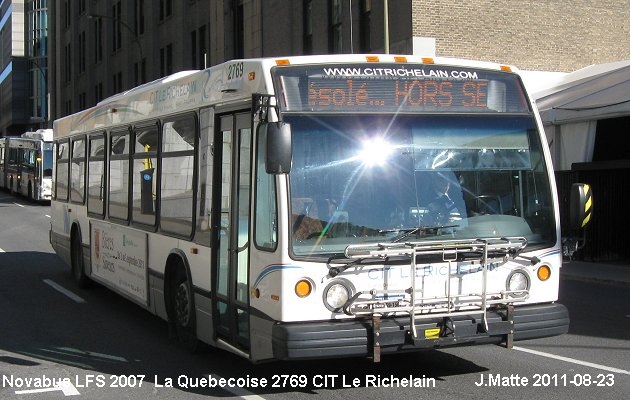 BUS/AUTOBUS: Novabus LFS 2007 Quebecoise