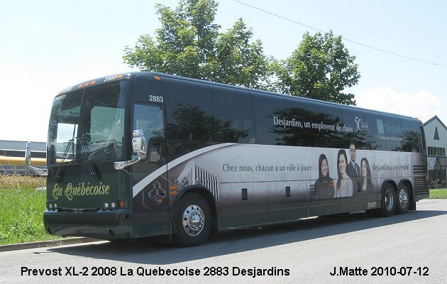 BUS/AUTOBUS: Prevost X3-45 2008 Quebecoise