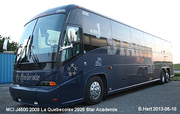 BUS/AUTOBUS: Prevost J4500 2009 Quebecoise