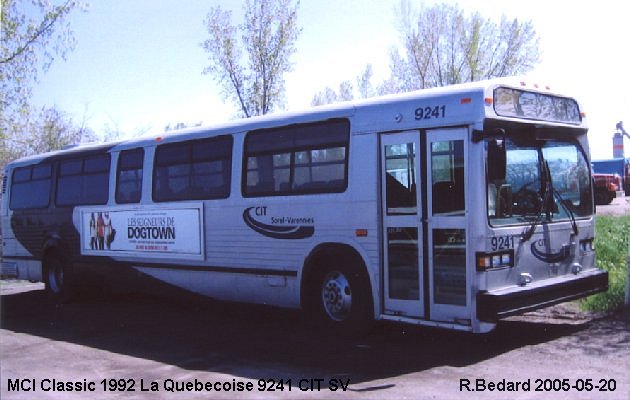 BUS/AUTOBUS: MCI Classic 1992 Quebecoise