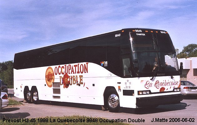 BUS/AUTOBUS: Prevost H3-45 1998 Quebecoise
