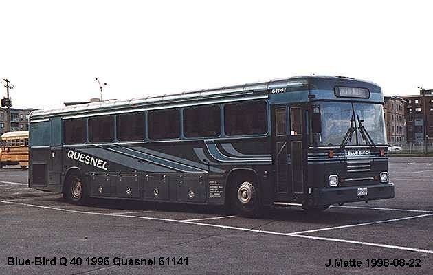 BUS/AUTOBUS: Blue Bird Q 40 1996 Quesnel