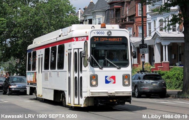 BUS/AUTOBUS: Kawasaki LRV 1980 SEPTA