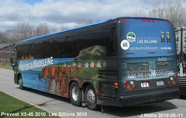BUS/AUTOBUS: Prevost X3-45 2010 Sillons