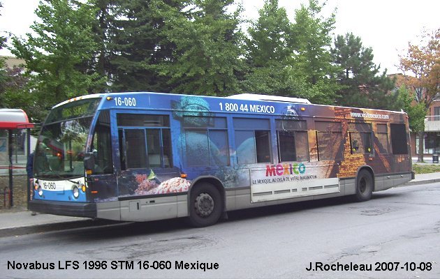 BUS/AUTOBUS: Novabus LFS 1996 STMontreal