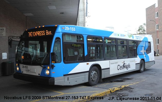 BUS/AUTOBUS: Novabus LFS 2009 STMontreal