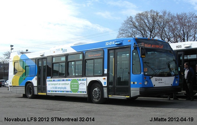 BUS/AUTOBUS: Novabus LFS 2012 STMontreal