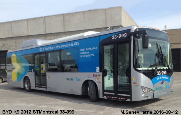BUS/AUTOBUS: BYD K9 2013 BYD