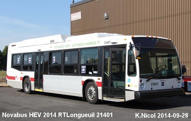 BUS/AUTOBUS: Novabus HEV 2014 RTL