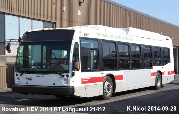 BUS/AUTOBUS: Novabus HEV 2014 RTL