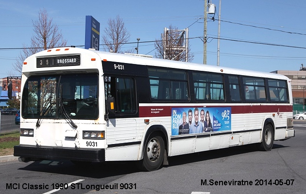 BUS/AUTOBUS: MCI Classic 1990 RTLongueuil