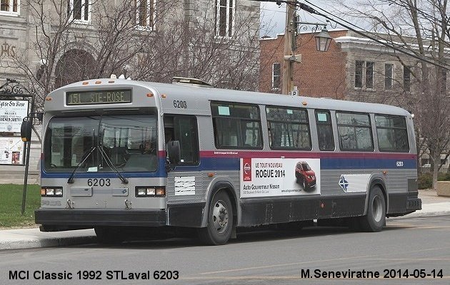BUS/AUTOBUS: MCI Classic 1992 STLaval